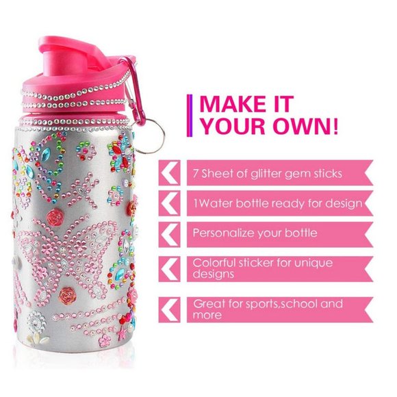 DIY Rhinestone Decorate Your Own Water Bottle - Picture 3 of 7